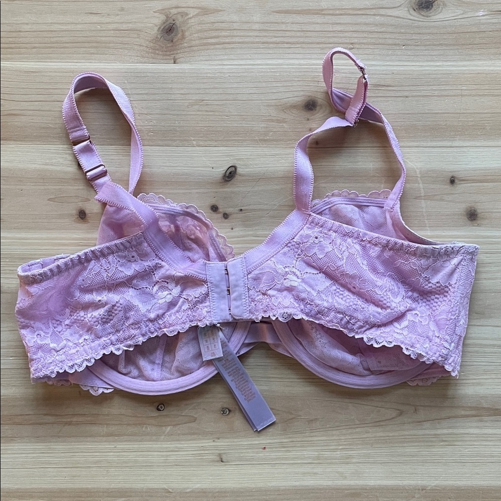 Savage X Fenty Purple Pink Lace Underwire Bra - Picture 4 of 8
